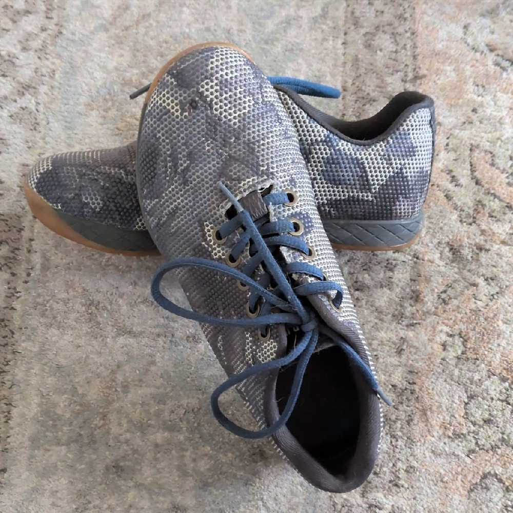 Blue Floral Women's NoBull Trainers Size 7.5